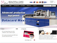 Tablet Screenshot of beautifulcard.com